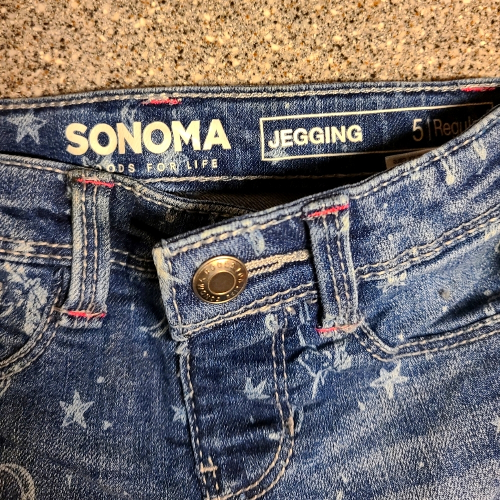 Girls unicorn jeggings